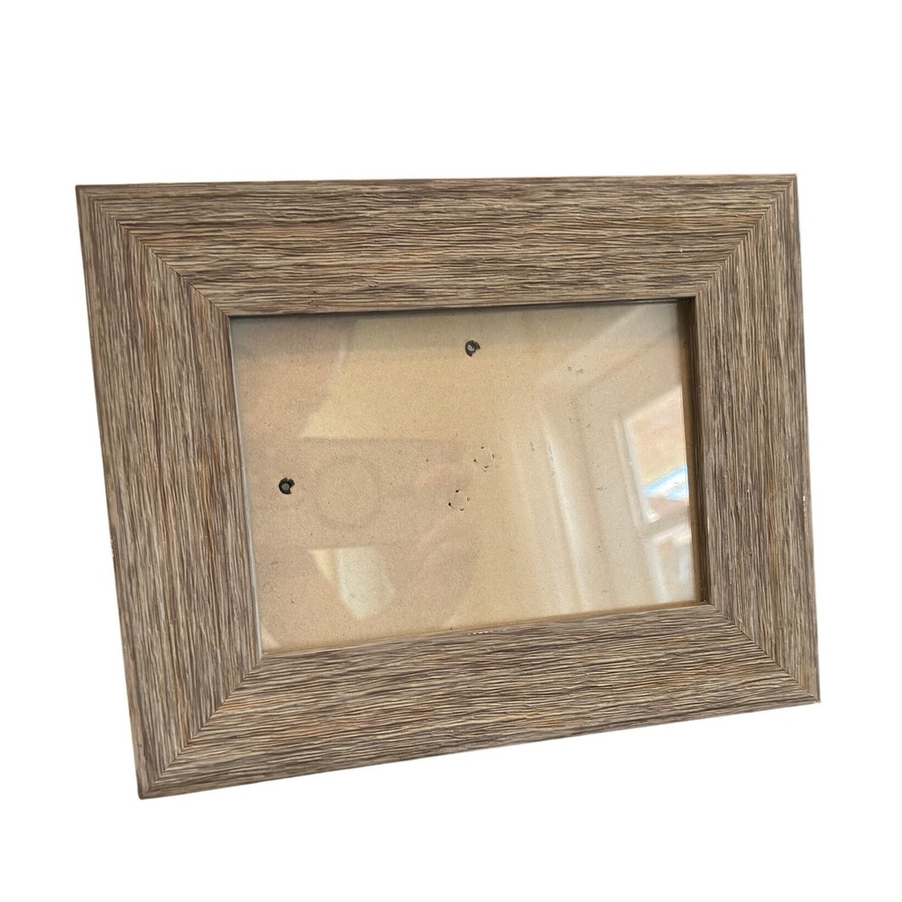 Malden International Designs 5x7 Driftwood Gray Textured Wood Picture Frame